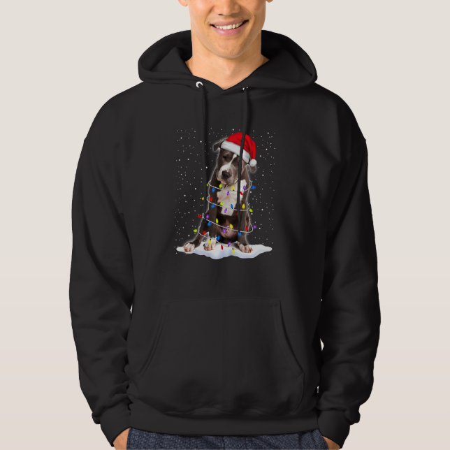Veste À Capuche Pitbull Chien 2 (Devant)