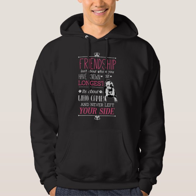 Veste À Capuche Pitbull Chien S (Devant)