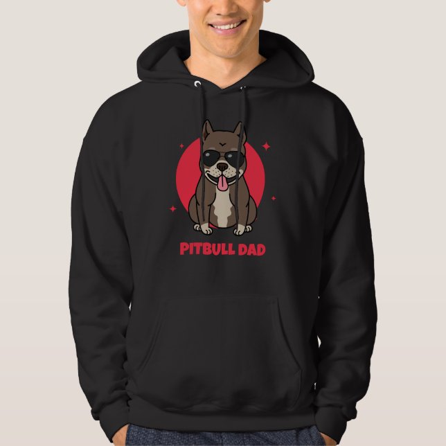 Veste À Capuche Pitbull Dad Classic 253 (Devant)