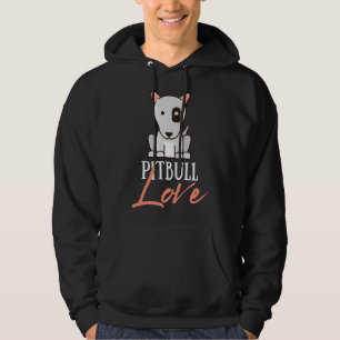 Veste À Capuche Pitbull Love mignon Chiens