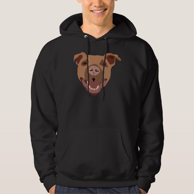 Veste À Capuche Pitbull Terrier (Devant)