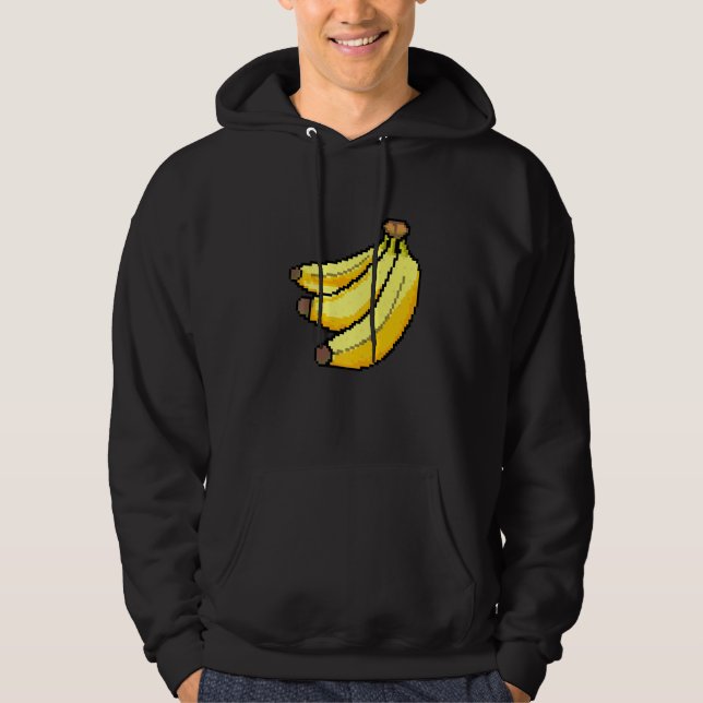 Veste À Capuche Pixel Banane (Devant)