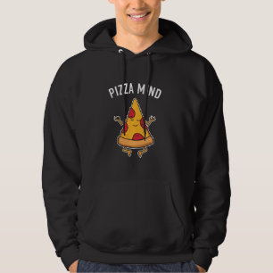 Veste À Capuche Pizza Esprit Paix De L'Esprit Amusant Pun Pepperon