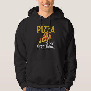 Veste À Capuche Pizza Junk Food dit Fast Food