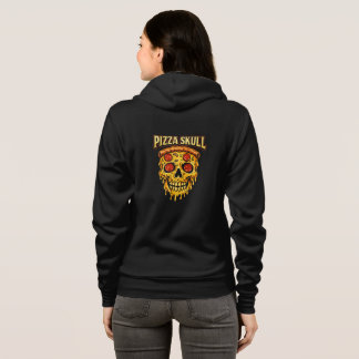Veste À Capuche Pizza Skull Vintage Dark Humor Food Lover Design
