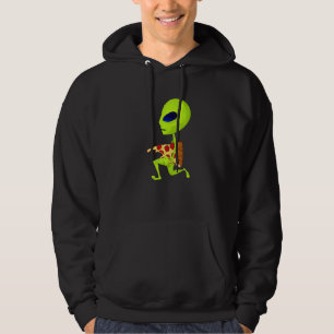 Veste À Capuche Pizza Volante Alien Pizza Ufo Pizza Extraterrestre
