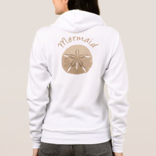 Veste À Capuche Plage d'été Fun Summer Holiday Mermaid Sand Dollar