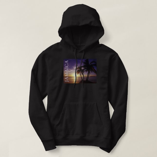 Veste À Capuche Plages à Negril Jamaïque (Design devant)