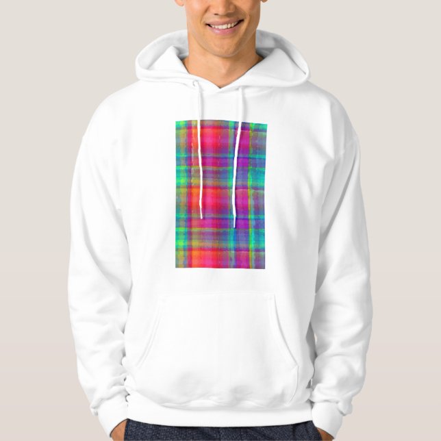 Veste À Capuche Plaid lumineux (Devant)
