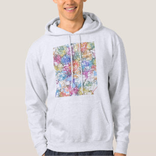Veste À Capuche Plan de la ville de Coimbatore Tamil Nadu