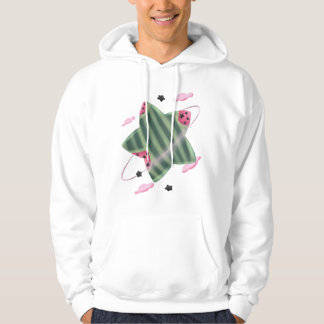 Veste À Capuche Planète Étoile Pastèque