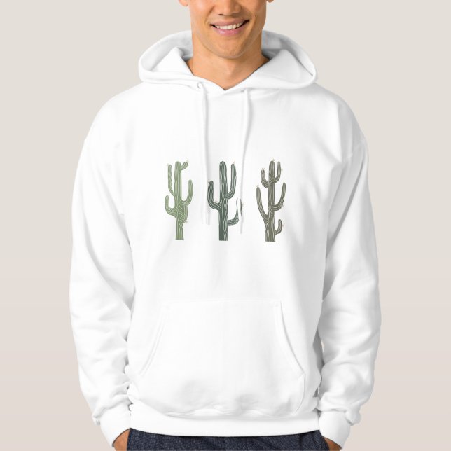 Veste À Capuche Plante Cactus (Devant)