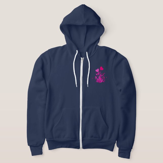 Veste À Capuche Plante cœur  (Poser)