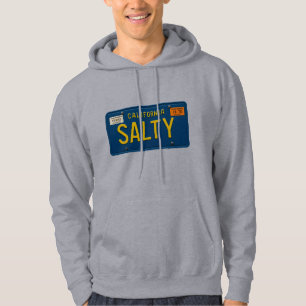 Veste À Capuche Plaque d'immatriculation rétro salée graphique de 