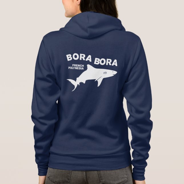 Veste À Capuche Plongée De Requin À Bora Bora (Dos)