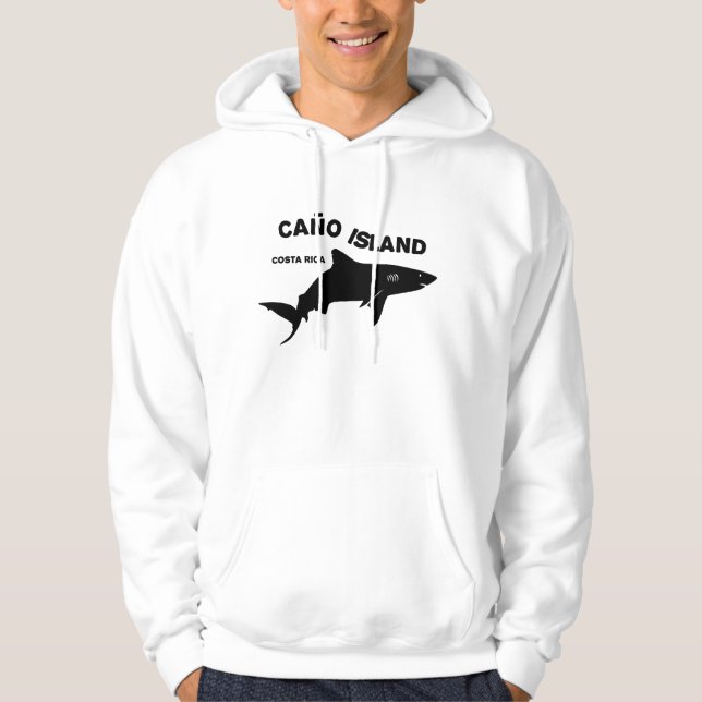 Veste À Capuche Plongée de requins Caño Island - Costa Rica (Devant)