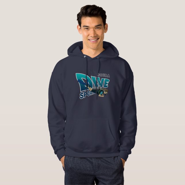 Veste À Capuche Plongée sous-marine | Hommes (Devant entier)