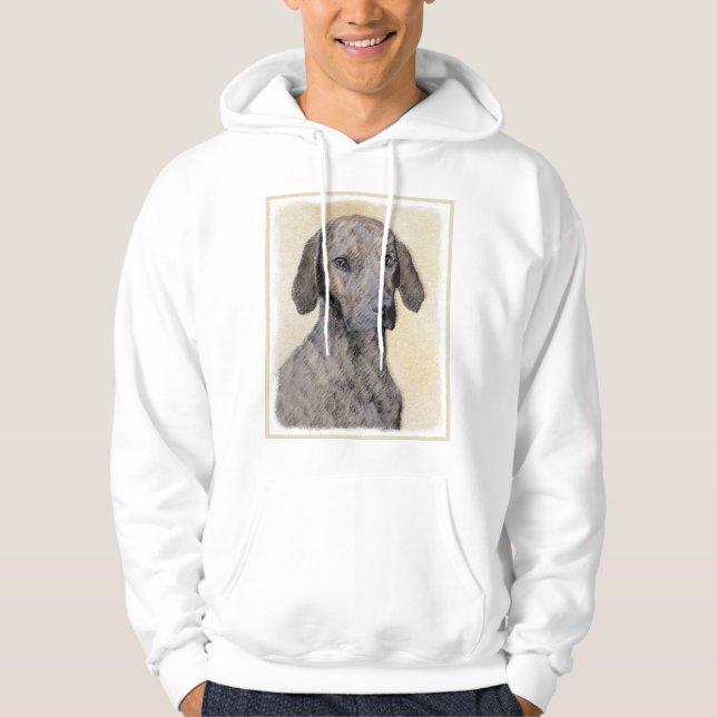 Veste À Capuche Plott Peinture - Cute Original Chien Art (Devant)