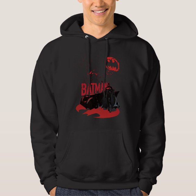 Veste À Capuche Pluie de Batman Crimson (Devant)