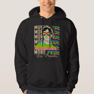 Veste À Capuche Plus Fierté Moins Préjugés Lgbt Gay Fière Ally Fie