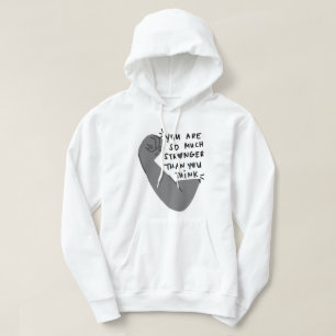 Veste À Capuche Plus Fort Que Vous Ne Le Pensez – Typographie D'au