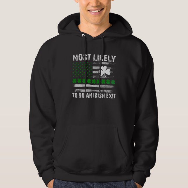 Veste À Capuche Plus susceptible de faire une sortie irlandaise St (Devant)