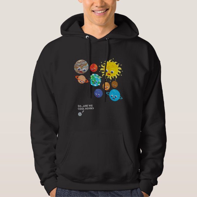 Veste À Capuche Pluton Système Solaire Planètes Naines Espace Astr (Devant)