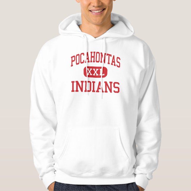Veste À Capuche Pocahontas - Indiens - secteur - Pocahontas Iowa (Devant)