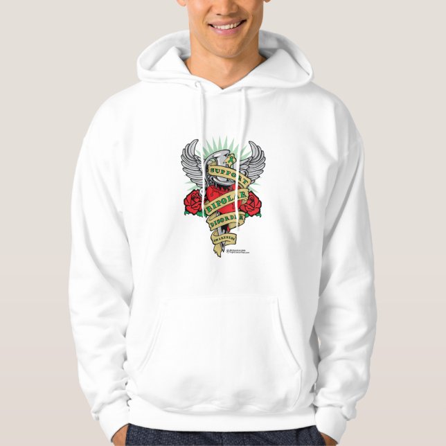 Veste À Capuche Poignard de trouble bipolaire (Devant)