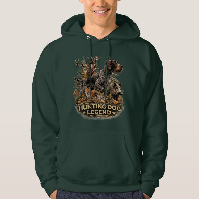 Veste À Capuche Pointer allemand à poil dur (Devant)