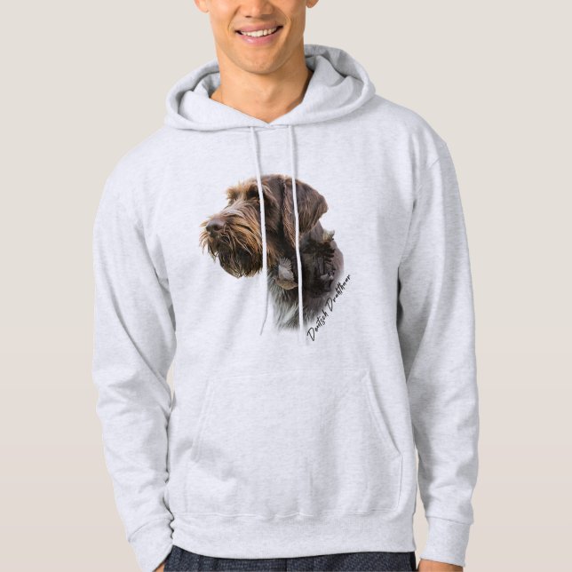 Veste À Capuche Pointeur À poils durs allemand (Devant)