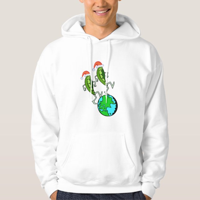 Veste À Capuche Pois de vacances sur Terre (Devant)