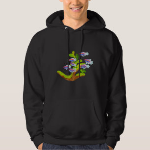 Veste À Capuche Poisson D'Eau Et Tetra Congo Plante