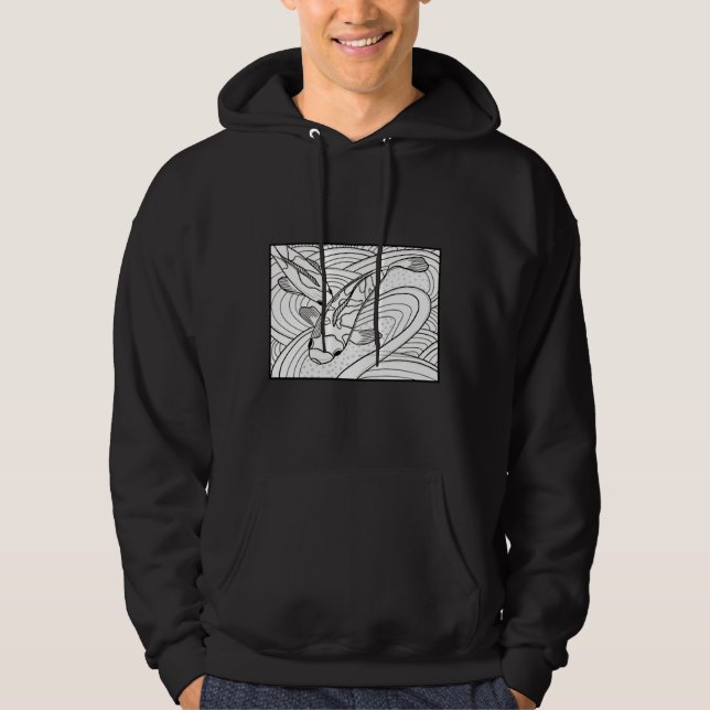 Veste À Capuche Poisson Koi 324 (Devant)