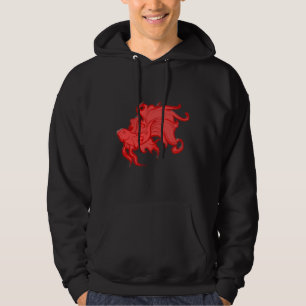 Veste À Capuche Poisson rouge 260