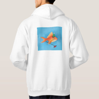 Veste À Capuche Poisson rouge de bordage (arrière)