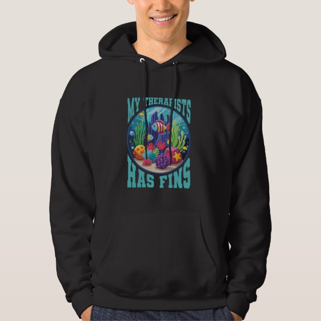 Veste À Capuche Poissons Aquascaper Aquascaper (Devant)