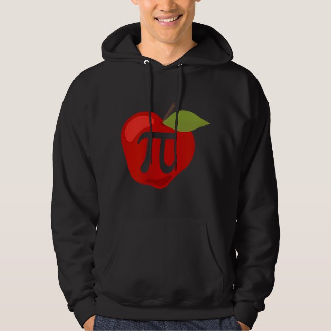 Veste À Capuche Pomme Pi Funny Enseignant Math Thanksgiving Jour G (Devant)