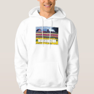 Veste À Capuche Pont de lune et étang en hiver Seattle, Washingt