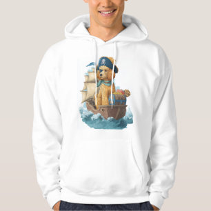 Veste À Capuche Poodle Pirate � Drôle de chien de mer