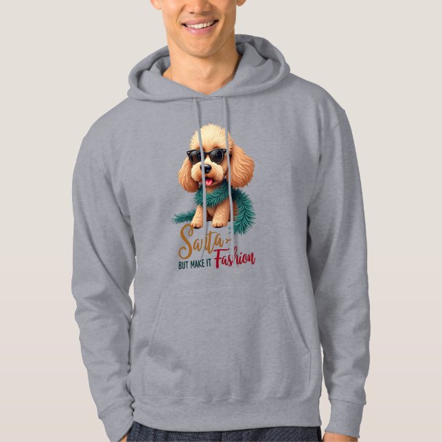 Veste À Capuche Poodle Santa But Make It Fashion Hoodie (Devant)