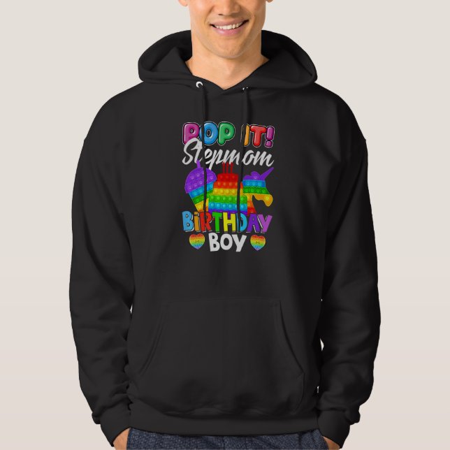 Veste À Capuche Pop It StepMom Anniversaire Garçon Fidget Enfant C (Devant)