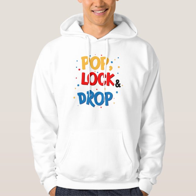 Veste À Capuche Pop, Lock & Drop (Devant)