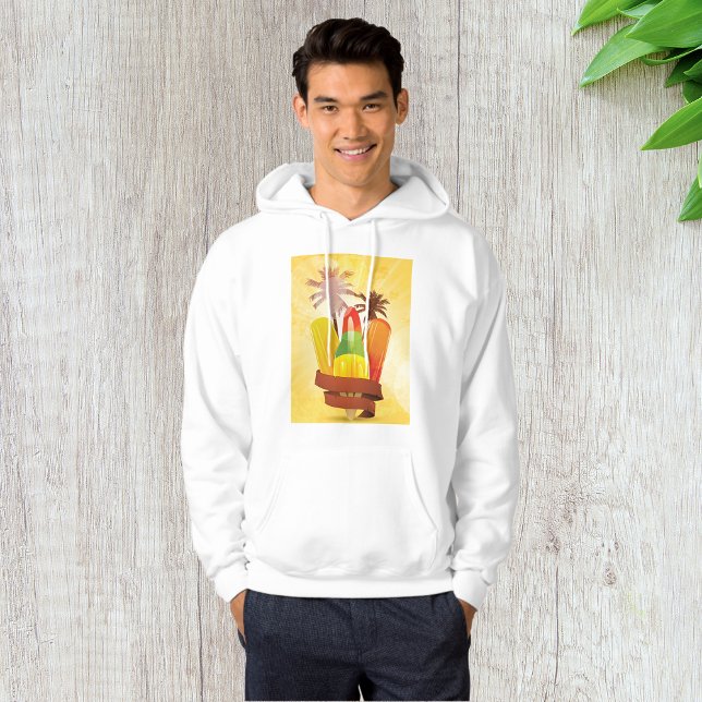 Veste À Capuche Popsicle d'été tropical et palmiers (Créateur téléchargé)