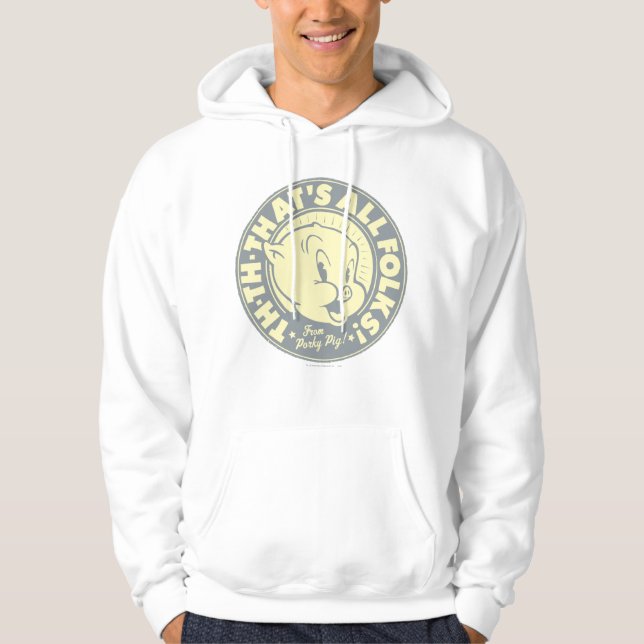 Veste À Capuche Porky TH-TH-C'EST FINI LES GENS ! (Devant)