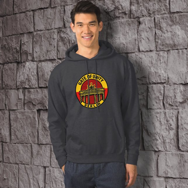 Veste À Capuche Porte de l'unité Mens Sweatshirt à capuchon de bas (Créateur téléchargé)