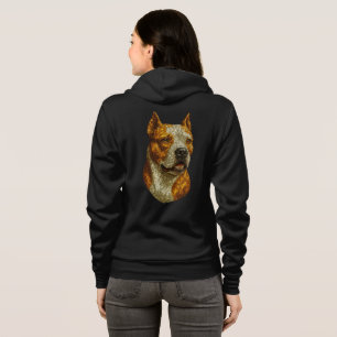 Veste À Capuche Portrait de chien Pitbull