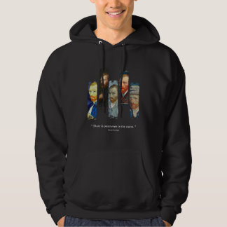 Veste À Capuche Portrait et citation de Vincent Van Gogh