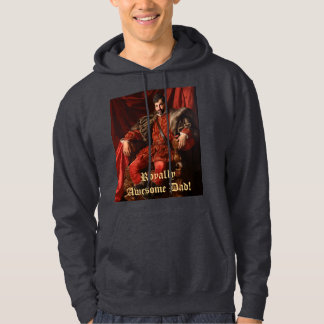 Veste À Capuche Portrait Royal Personnalisé Photo Ornat