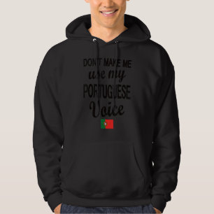 Veste À Capuche Portugais Voix Portugal Drapeau Racines Portugaise